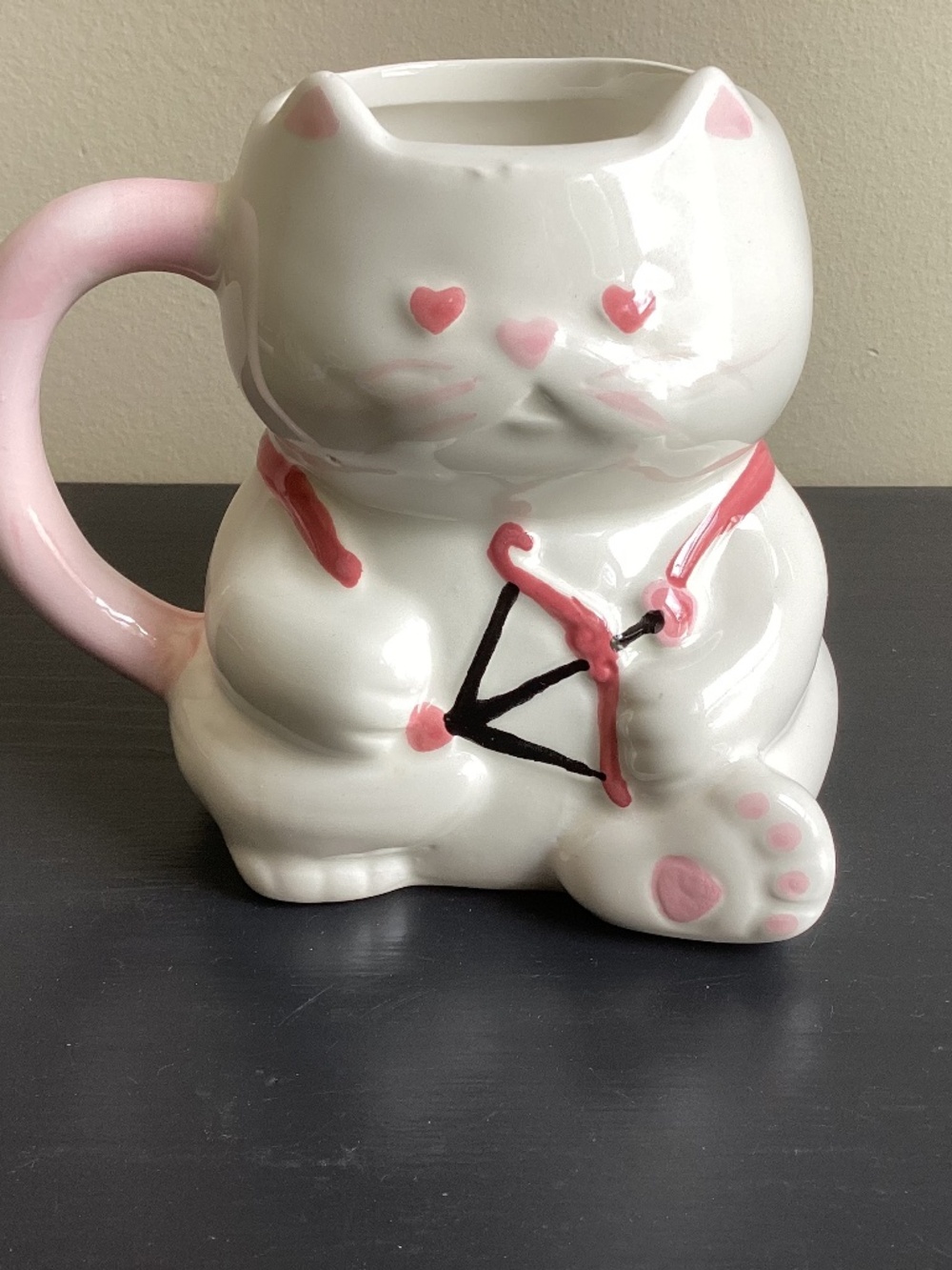 Barnes & Noble Iridescent Cupid Cat Ceramic Mug Dishwasher & Microwave Safe